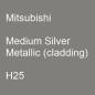 Preview: Mitsubishi, Medium Silver Metallic (cladding), H25.